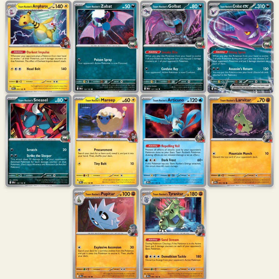 Team Rocket's TYRANITAR : Spread Damage ! with Rocket's AMPHAROS ! PTCGL Gameplay (DESTINED RIVALS)